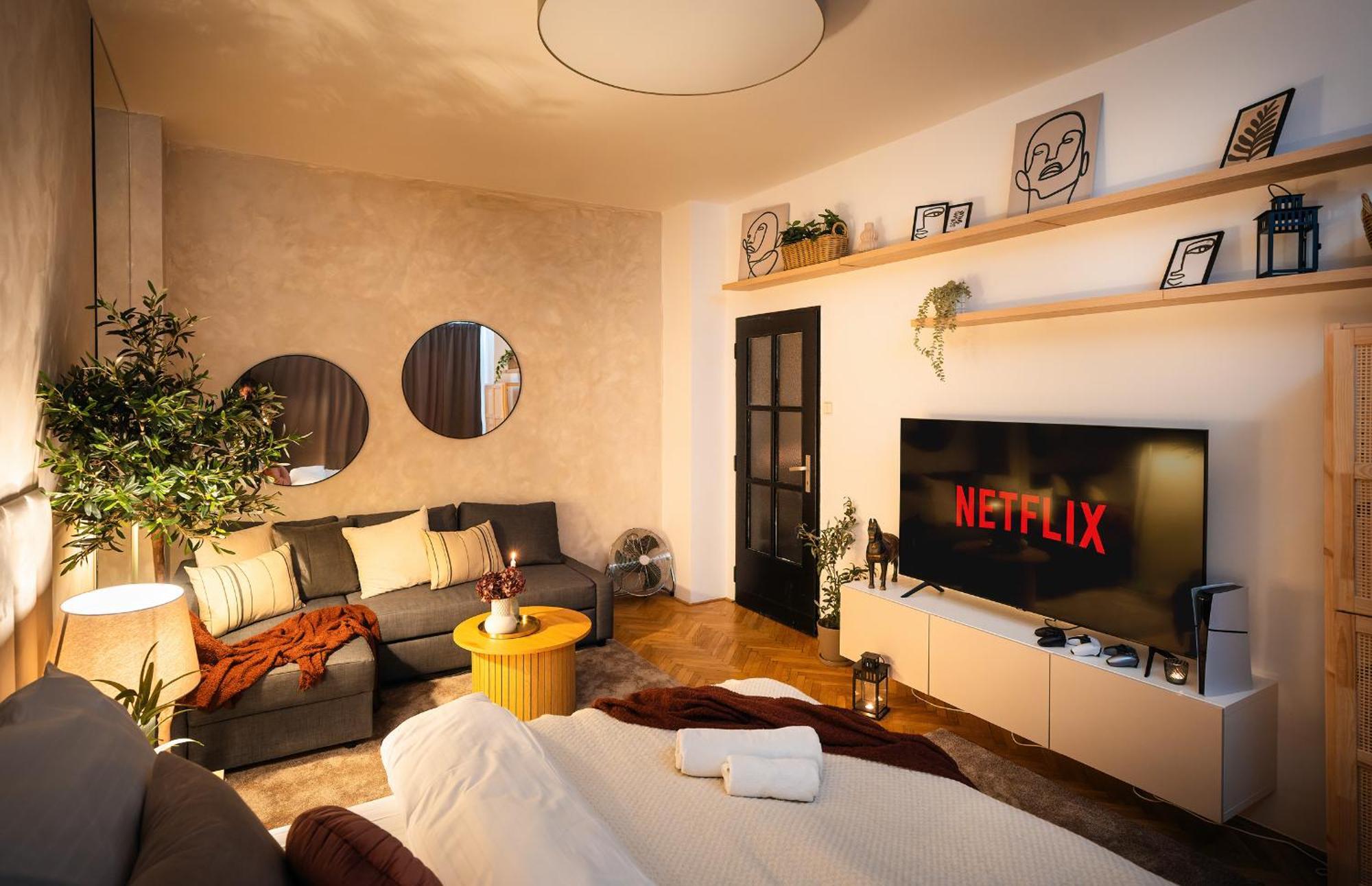 2Br 1,5Bath Chic City Suite Near Wenceslas Square Prague Exterior photo
